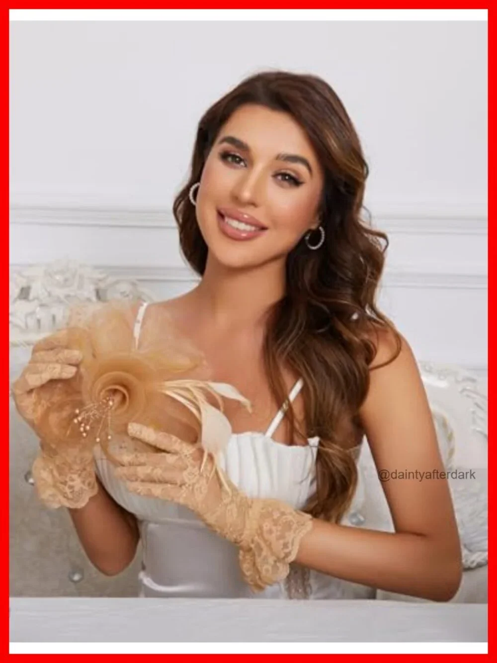 Fascinator Hat Clip Wedding Cocktail Tea Party Headwear Set with Short Lace